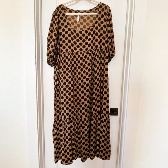 Rachel Pally Mae Dress - Black & Taupe - XL - Picture 1 of 3